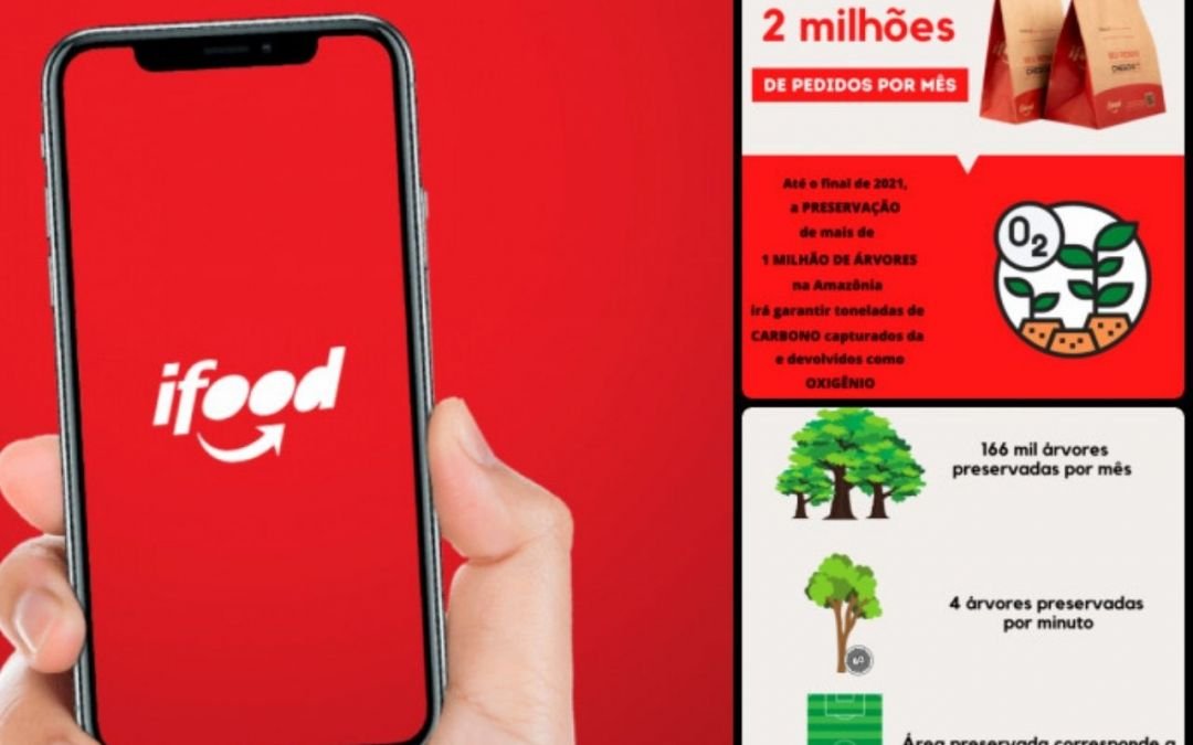 iFood vai compensar 100% das emissões de carbono